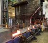 Produktionsanlage von Arcelor Mittal in Duisburg.